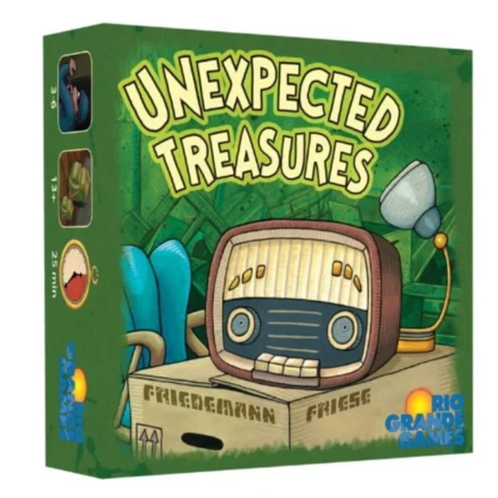 Unexpected Treasures Card Game Rio Grande Games Strategy- New Sealed NIB